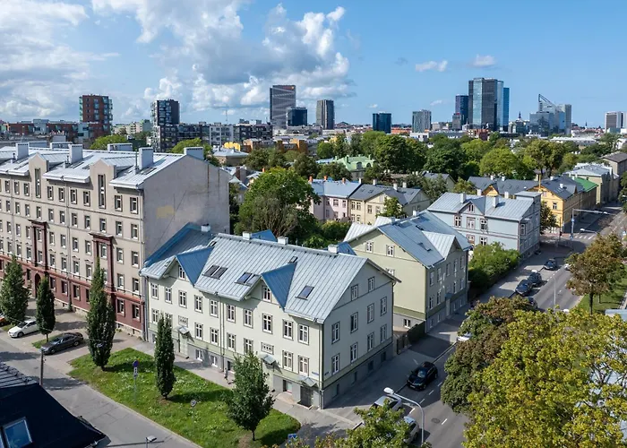 & Cozy Rooftop Flat 塔林